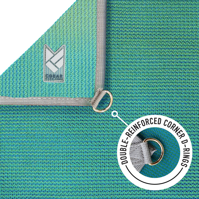 ORIGINAL SAND-FREE MAT - 2 Tone Blue Green