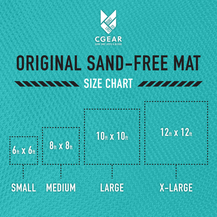 CGear RV Sand-Free Mat | Blue/Green / M